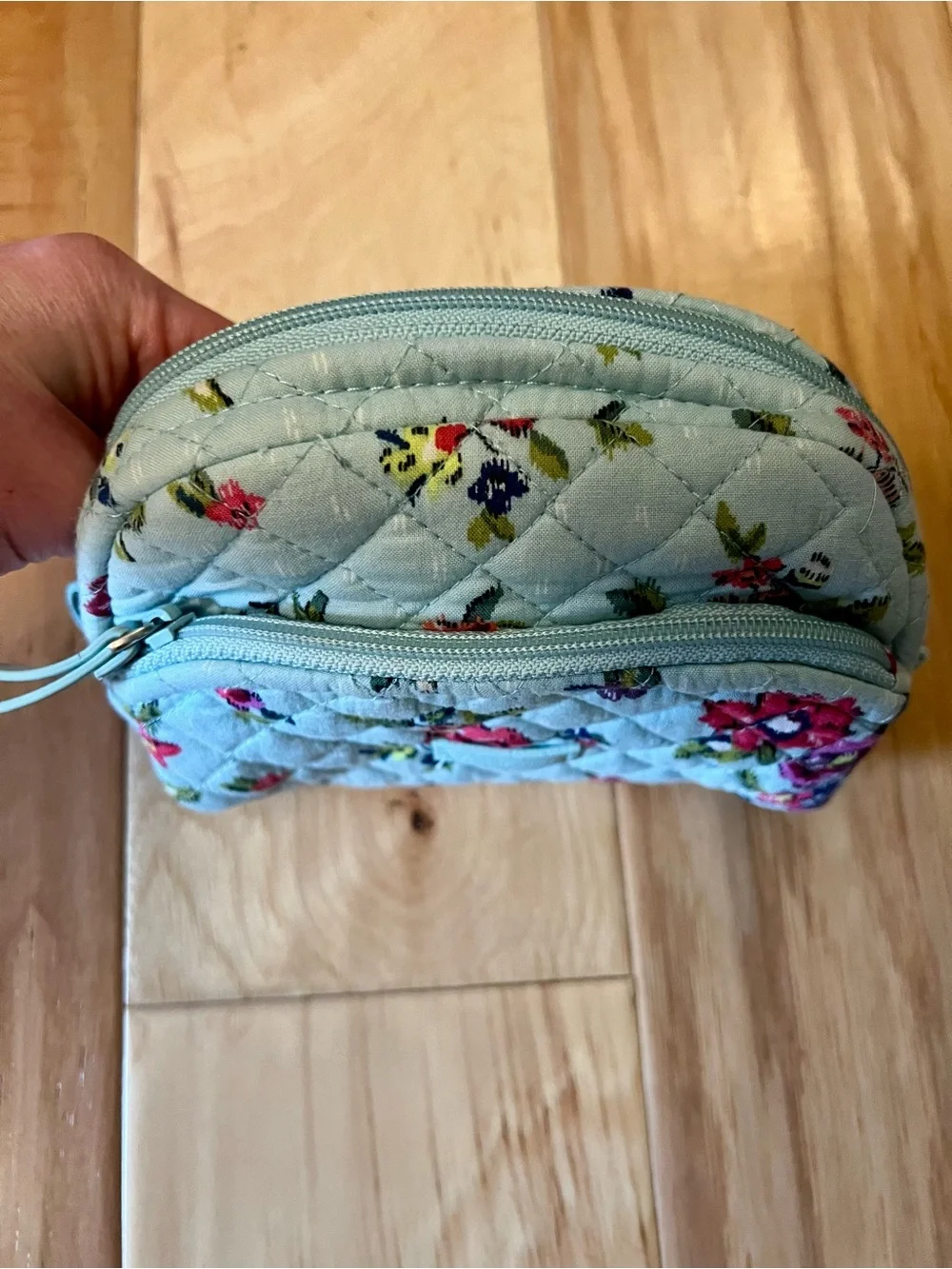 Vera Bradley Small Cosmetic Bag “Water Bouquet”